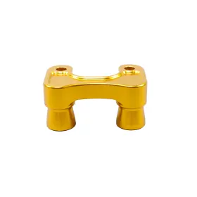 103067 Powerjames Gold Handlebar Riser Clamp Adapter For Harley 15-later Road Glide Fltru Fltrx
