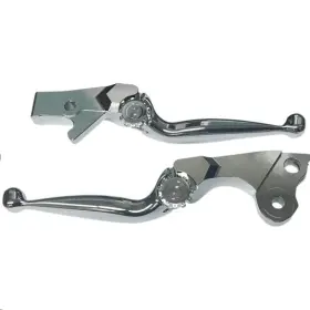17-00601-20 Powerstands Racing Psr Journey Adjustable Lever Set - Chrome Motorcycle Street Bike