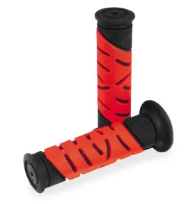 Pa0719oenero Pro Grip 719 Dual Density Road Grips End - Black/red Motorcycle Street Bike Pa0719oenero Pro Grip 719 Dual Density Road Grips End - Black/red Motorcycle Street Bike