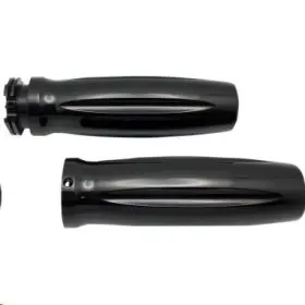 501310b Pro-one Performance Perfmfg Grooved Billet Grips Black 501310b Pro-one Performance Perfmfg Grooved Billet Grips Black