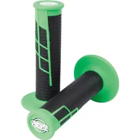 021658 Protaper - Clamp-on Half Waffle Grips Neon Green/black