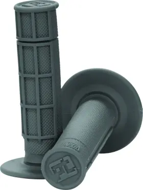 024035 Protaper Race Cut 1/2 Waffle Grips - Grey 024035 Protaper Race Cut 1/2 Waffle Grips - Grey