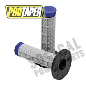024861 Protaper 24861 Tri-density Half Waffle Grips Blue - Mx 024861 Protaper 24861 Tri-density Half Waffle Grips Blue - Mx
