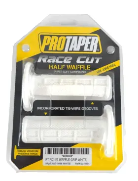 Vlg-1686 Protaper Pro Taper Half Waffle Grip White Vlg-1686 Protaper Pro Taper Half Waffle Grip White