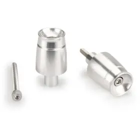 21031p Puig Sport Bar Ends - Silver 40mm 21031p Puig Sport Bar Ends - Silver 40mm