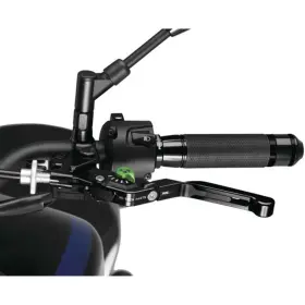 24nnv Puig Clutch Lever Extendable Foldable Black/black/green 24nnv Puig Clutch Lever Extendable Foldable Black/black/green