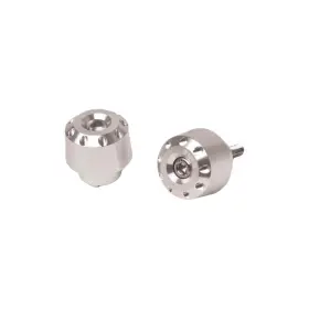 8008p Puig Motorcycle Bar Ends - Silver Short 8008p Puig Motorcycle Bar Ends - Silver Short