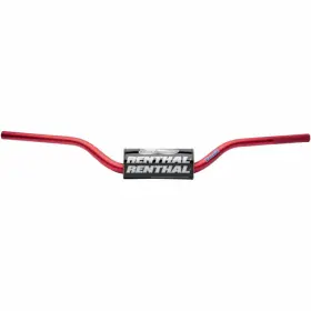 605-01-rd Renthal Fatbar Handlebar - Cr High Bend Red