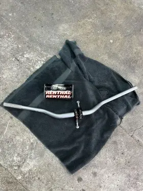 605-01-tt Renthal 605 Fatbar Handlebar Cr High Bend - Tanium With Bar Mounts