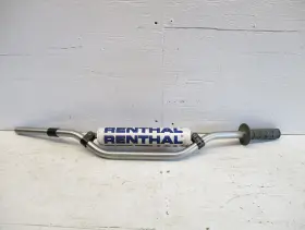 66-507149 Renthal 7/8 Silver White Cloth Cross Bar Pad Handlebars 149