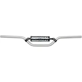 798-01-bk-03-219 Renthal 7/8 Inch Handlebar - Silver