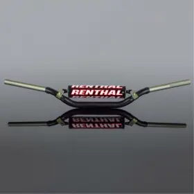 990-01-bk-07-185 Renthal Twinwall Handlebar Padded - Black