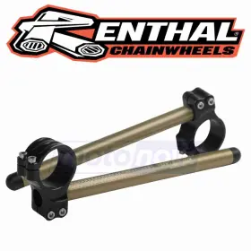 Zw95 Renthal Mn/zw95 Clip-on Handlebar For 2004 Aprilia Rsv Mille R Nera - Control Vq