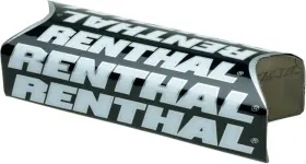 P275 Renthal Team Issue Fatbar Pad - Black/ White/ Silver P275 Renthal Team Issue Fatbar Pad - Black/ White/ Silver
