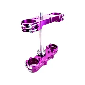 Yz-tbn23-pp Ride Engineering Split Triple Clamp Set - Purple 23.5mm Offset Yz-tbn23-pp Ride Engineering Split Triple Clamp Set - Purple 23.5mm Offset