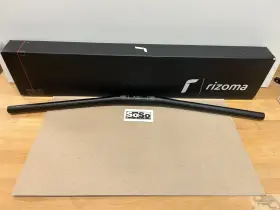Ma015b Rizoma Drag Handlebars Black Universal Flat Bar New Open Display Item