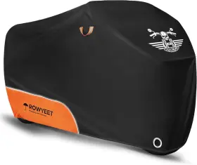 Z24090301 Rowyeet Motorcycle Cover Waterproof Outdoor Storage With Lock-holes Zipper 96.5 Inch