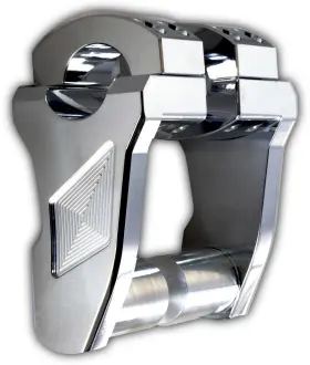 4r-p3rx-02 Rox Pivoting Handlebar Riser Chrome 3 Inch Rise For 1 Bars 4r-p3rx-02 Rox Pivoting Handlebar Riser Chrome 3 Inch Rise For 1 Bars