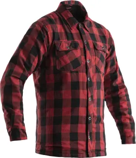 102115red-40 Rst Lumberjack Ce Shirt Red Check Textile Fits Sm