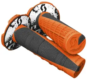 219627-5857 Scott Duece 2 Motorcycle Grips Neon Orange/black 7/8 Inch 219627-5857 Scott Duece 2 Motorcycle Grips Neon Orange/black 7/8 Inch