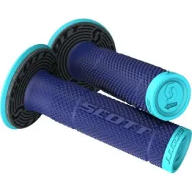 219624-6012 Scott Usa Sx Ii Mx Grips - Blue/dark Blue 219624-6012 Scott Usa Sx Ii Mx Grips - Blue/dark Blue