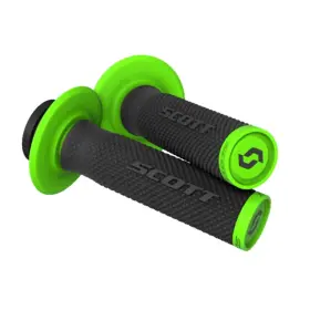 292452-1043222 Scott Usa Sx Ii Lock On Grips - Black/green 292452-1043222 Scott Usa Sx Ii Lock On Grips - Black/green