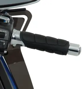 17-120 Show Chrome Grips - Solace 7/8 Inch 17-120 Show Chrome Grips - Solace 7/8 Inch