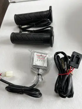 17-955 Show Chrome Inferno Heated Grips