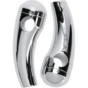 55-133x Show Chrome 4 Inch Handlebar Risers 55-133x Show Chrome 4 Inch Handlebar Risers