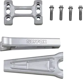 Tm-sly3 Slyfox Handlebar Riser Kit - Straight 1 Inch Clamping 6 Rise Raw Tm-sly3 Slyfox Handlebar Riser Kit - Straight 1 Inch Clamping 6 Rise Raw