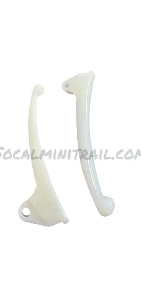 Soz50k0 Socalminitrail Z50 K0 White Plastic Brake Levers Soz50k0 Socalminitrail Z50 K0 White Plastic Brake Levers