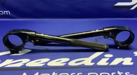 50.25.50 Spider Billet Clip On Handlebar Set With Tubes 25 Offset 50mm