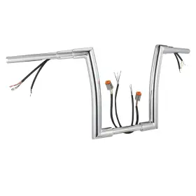 Sgwfxbcx224 Steelthunor 14 Inch Prewired Ape Hanger 1.5 Fat Handlebar For Harley Softail Dyna Flhr 96-06 Sgwfxbcx224 Steelthunor 14 Inch Prewired Ape Hanger 1.5 Fat Handlebar For Harley Softail Dyna Flhr 96-06