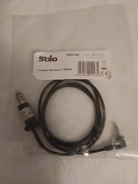 Yb0104 Stilo Adapter Cable - 3.5 Mm Jack To 6.35 Yb0104 Stilo Adapter Cable - 3.5 Mm Jack To 6.35
