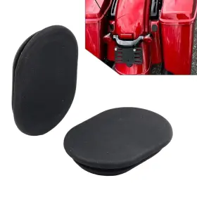 Successsss 550750280462 2x Rear Antenna Hole Plug Filler Cover For Harley Road Street Glide King