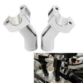 Successsssusa 550742163445 3 1/2 Inch Pullback Handlebar Risers Fit Harley 1 Bar Dyna Softail Road King Chrome Successsssusa 550742163445 3 1/2 Inch Pullback Handlebar Risers Fit Harley 1 Bar Dyna Softail Road King Chrome