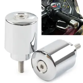 Successsssusa 550744602010 Bar Ends Handlebar Grips Cap 2pcs For Honda Goldwing Gl1800 2000-2023 Chrome Us Successsssusa 550744602010 Bar Ends Handlebar Grips Cap 2pcs For Honda Goldwing Gl1800 2000-2023 Chrome Us