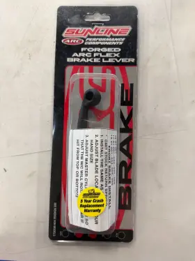 19-02-010 Sunline Arc Flex Brake Lever Kx Yz Black Forged 19-02-010 Sunline Arc Flex Brake Lever Kx Yz Black Forged