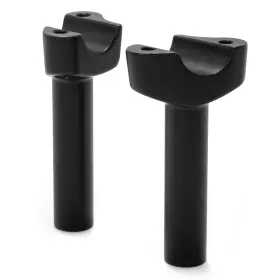 Hd-adpb-005-bla-202537 Tarazon 4.5 Inch Straight Handlebar Risers For Harley Softail Dyna Sportster Super Glide Fxdf