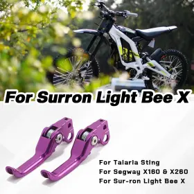 Zh-bk-000003-pur-efb01-0210 Tarazon Mx Pair Brake Levers For Sur-ron Light Bee X Segway X260 Talaria Zh-bk-000003-pur-efb01-0210 Tarazon Mx Pair Brake Levers For Sur-ron Light Bee X Segway X260 Talaria