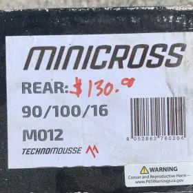 Mo012 Technomousse Mini Cross Rear 90/100/16 Tubeless Inserts For Motorcycle Mo012 Technomousse Mini Cross Rear 90/100/16 Tubeless Inserts For Motorcycle
