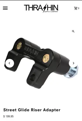 Tsc-2210 Thrashin Supply Company - Street Glide Riser Adapter Pullback Plate Tsc-2210 Thrashin Supply Company - Street Glide Riser Adapter Pullback Plate