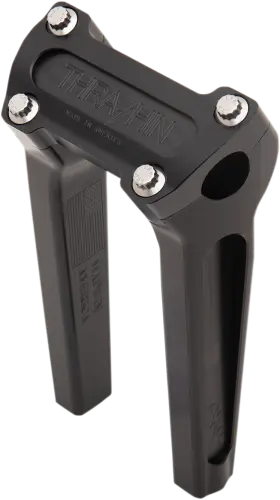 Tsc-8000-1 Thrashin Supply Company Co. Handlebar Risers 8 Inch Rise Black Straight Tsc-8000-1 Thrashin Supply Company Co. Handlebar Risers 8 Inch Rise Black Straight
