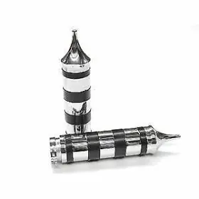 35-156 Throttle Grips Chrome Spike Hand Dyna Fxd Fxdl Fxdwg 35-156 Throttle Grips Chrome Spike Hand Dyna Fxd Fxdl Fxdwg