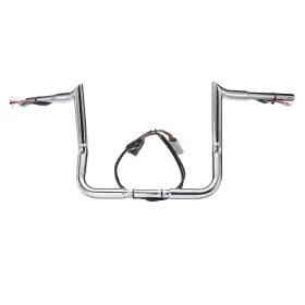 Tigfxbcx133 Tigersgate Touring 12 Inch Prewired Meathook Handlebar For Harley Electra Glide Flhtk 2008-2013