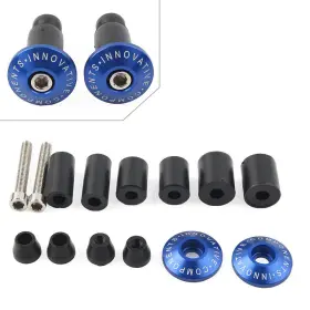 Tktkparts 550741962919 Motorcycle Cnc 7/8ftft Handle Bar End Cap Grips Plugs Dirt Bike Blue Us