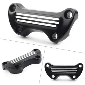 Tktkparts 550755531828 1 Inch Handlebar Riser Top Clamp Cover For Harley Sportster Softail Dyna Black White Tktkparts 550755531828 1 Inch Handlebar Riser Top Clamp Cover For Harley Sportster Softail Dyna Black White