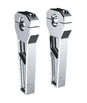 Td-r11-06 Todds Cycle Risers 1 Inch Bar Clamping 6 Straight Rise Chrome Harley