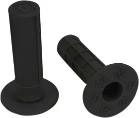 Torc1 Racing 856943002171 Hole Shot Mx Grips - 1/2 Wafflle Soft Black 3000-0200