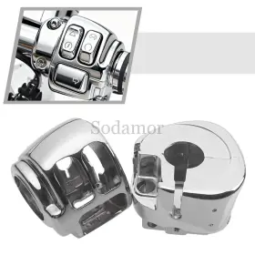 71748-11 Trichtu Mount Handbars Hand Control Switch Housing Cover For Harley Softail Street Glide 11-24 71748-11 Trichtu Mount Handbars Hand Control Switch Housing Cover For Harley Softail Street Glide 11-24